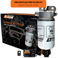 Preline Plus Pre-Filter Kit for Toyota Hilux N80 Fortuner 2.8L 2016- On