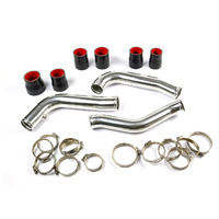 SAAS Intercooler Polished Alloy Pipe Kit for Mitsubishi Triton 2.5-3.2 ML-MN 2.5 2005-15