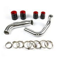 SAAS Intercooler Polished Alloy Pipe Kit for Nissan Patrol GU ZD30 3.0L CRD 2007-15