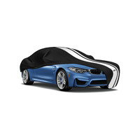 SAAS Medium Indoor Show Car Cover 4.5m Black Soft Suits BMW M3 E36 E46 Coupe