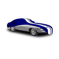 SAAS SHOW CAR COVER MEDIUM BLUE INDOOR for Classic E-TYPE MGB-GT BMW 2002 4.5m 