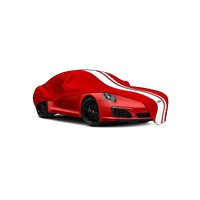 SAAS SHOW CAR COVER PORSCHE 911 928 996 BOXTER CAYMAN fits 5.0m RED LARGE