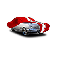 SAAS PREMIUM RED SHOW CAR COVER INDOOR CLASSIC fits to 5.0m HK HT HG HT MONARO