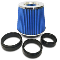 SAAS Performance Blue Multi Fit Pod Air Filter 60/76/89/100mm Inlets Wet Dry