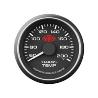 SAAS Transmission Oil Temperature Temp 60-200 Performance Gauge Black Face 52mm