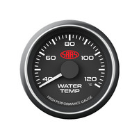 SAAS 40-120 Degrees Water Temperature Temp Gauge Black Dial Face 52mm
