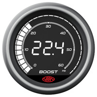SAAS LCD Digital Diesel Boost Gauge 0-60PSI 52mm 10 Colours