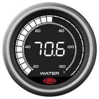 SAAS Digital Muscle Series Water Temp 20°-120° Gauge 52mm 10 Colour