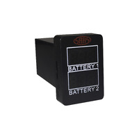 SAAS Dual Battery Volts Switch Gauge Digital Gauge for Toyota Prado 150 Series