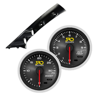 SAAS One Piece Pillar Pod w/ Boost & Exhaust SRD Gauges for Hilux 05-15