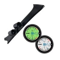 Dual Pillar Pod Holder w/ 3 in 1 LCD Digital Gauge suit Toyota Hilux 1997-2005