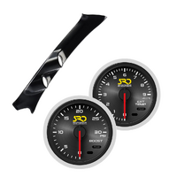 SAAS One Piece Pillar Pod w/ Boost & Exhaust SRD Gauges for Hilux 97-05