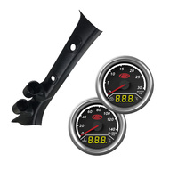 Pillar Pod suits Hilux 2015 - Current w/ 2in1 Boost Ext Temp & Oil Water Gauge