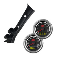 Pillar Pod Suits Hilux 2015 - Current w/ 2in1 Boost Ext Temp & Oil Water Gauge