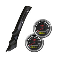 Pillar Pod 2in1 Trax Gauges for Toyota Landcruiser 100 1998-2007 Analog Digital 