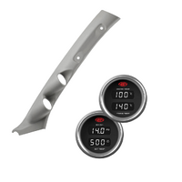 Gauge Pillar Pod Light Grey Single Piece for Landcruiser 100 1998-07 Boost Exhaust Trans Water