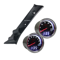 Pillar Pod w/ 2in1  Gauges for PRADO 90 1996-2002 SAAS Boost Volt Ext Temp Volt