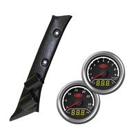 Pillar Pod w/ 2in1 Gauges for PRADO 90 Ser 1996-2002 Exhaust Volts Boost Oil
