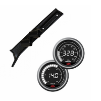 Pillar Pod suit Toyota Landcruiser LC70 76 78 79 w/ Digital Oil Volt Gauge