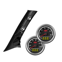 SAAS Pillar Pod w/ Diesel Boost EGT Oil Water Gauges for Prado 150 Serie 2009 on