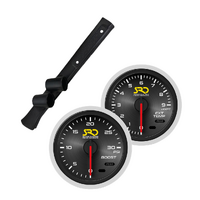 SAAS Dual Pillar Pod w/ Boost & Exhaust SRD Gauges for LC 2000-09