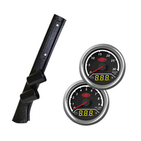 Pillar Pod w/ 2in1 Gauge fit Landcruiser 78 79 Diesel Boost Volt Ext Temp 00-09