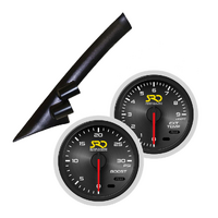 SAAS Dual Pillar Pod w/ Boost & Exhaust SRD Gauges for Ranger PX 11-15