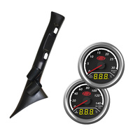 Dual Pillar Pod suit Mazda BT-50 2015 onward w/ 2in1 Boost EGT Water Oil Gauges