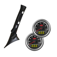 Pillar Pod suit Ford Ranger PX MKII 2015 onwrd w/ 2in1 Boost EGT Water Oil Gauge