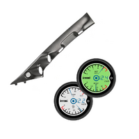 Dual Pillar Pod Charcoal Painted Single Piece w/ 3in1 LCD Digital Gauges Suits Ford Ranger PY 2022 - On