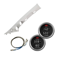 Painted Pillar Pod Digital Gauges Suits Ford Ranger PY 2022 - On Boost EGT Oil Water