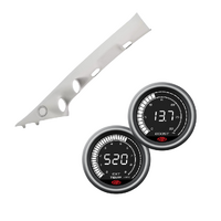 Painted Pillar Pod w/ Digital Boost Exhaust Pyro Gauge Suits Ford Ranger PY 2022 - On