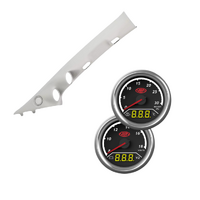 Painted Pillar Pod w/ 2in1 Diesel Boost Ext Temp & Dual Volts Gauge For Ford Ranger PY 2022 - On