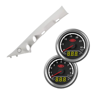 Painted Pillar Pod w/  2in1 Gauge Diesel Boost Volt Ext Temp Volt Suits Ford Ranger PY 2022 - On