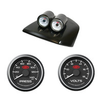 FG-X FG2 Falcon Dual Dash Pod Cup w/ Volt + Oil Pressure Gauges XR6 XR8 XR6T G6E