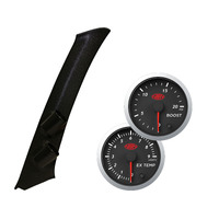 Pillar Pod w/ Black Streetline Series Gauges Mitsubishi Triton MN-ML 2006-2015