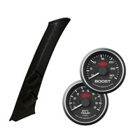 Pillar Pod w/ Black 0-30 Diesel Boost 0-900 Ext Temp Gauge Triton MN-ML 2006-15