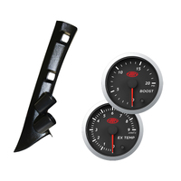 Mitsubishi Triton MQ 2015 Onward Pillar Pod w/ Black Streetline Series Gauges