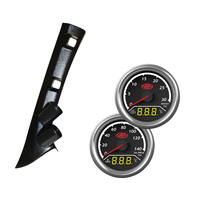 Pillar Pod Suits Mitsubishi Triton MQ 2015 Onward w/ 2in1 Digital Analogue Gauge