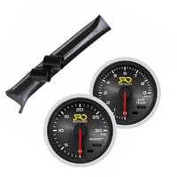 SAAS Dual Pillar Pod w/ Boost & Exhaust SRD Gauges for Pajero NH-NL 1991-99