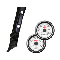 NS-NX 2006 on Mitsubishi Pajero Pillar Pod w/ 0-30 Diesel Boost 0-900 Ext Temp