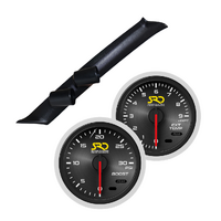 Pillar Pod w/ Boost & Exhaust SRD Gauges Suits Nissan Navara D22 1997-14