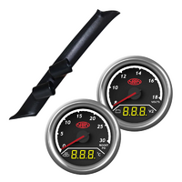 Navara D22 1997-2014 Pillar Pod w/ 2in1 Diesel Boost Ext Temp & Dual Volts Gauge