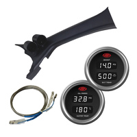 Pillar Pod Digital Gauges for NAVARA D40 no grab 2006-15 Boost Exhaust Oil Water