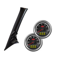 SAAS Pillar Pod w/ 2in1 Boost EGT Water Oil Gauge for Navara NP300 D23 2015-on