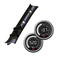 Pillar Pod Suits Nissan GU Patrol Y61 1997-15 w/ Digital Boost Exhaust Pyro Gauge