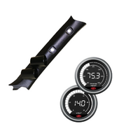 Pillar Pod w/ Digital Trans Temp 20-160°C & Volt 8-18V Gauge for Nissan GU Patrol Y61 1997-2015