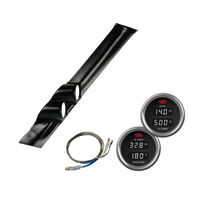Gauge Pillar Pod Black Single Piece for Nisan Patrol 1987-1997 GQ w/ Boost Exhaust Oil Water