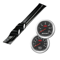 Black Dual Pillar Pod w/ Black Series 3 Boost & Exh for GQ Patrol Y61 1987-1997