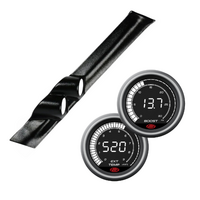 Gauge Pillar Pod BlackSuits Nissan GQ Patrol Y60 1987-97 w/ Digital Boost Exhaust Pyro Gauge